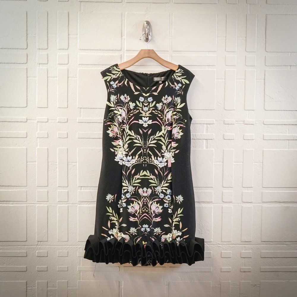 Donna Ricco Floral Cupcake Hem Dress, 16